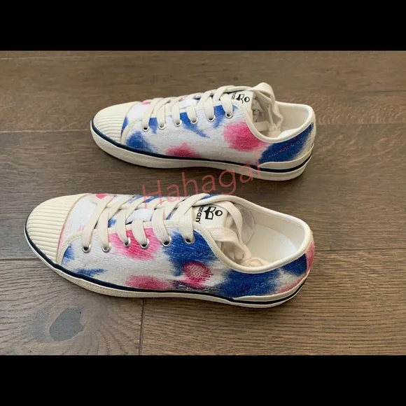 ISABEL MARANT Binkoo Ikat Canvas Sneakers - Picture 7 of 12